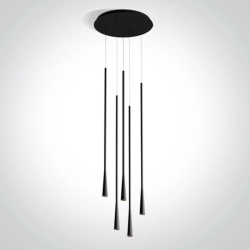 BLACK 5x5W WW 230V 63076C/B/W ONE LIGHT
