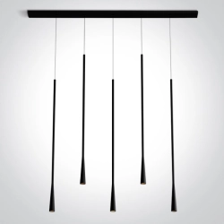 BLACK 5x5W WW 230V 63076E/B/W ONE LIGHT