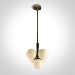 kinkiecik.pl Carla Z5 63116A/BBS matowa mosiężna lampa wisząca G9 5x9W 100-240V ONE LIGHT