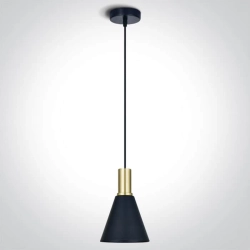 kinkiecik.pl Tala 63122/BBS ozdobny zwis w kolorze czarnym+mosiądz mat E27 10W ONE LIGHT
