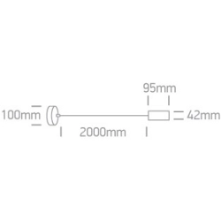 kinkiecik.pl Irini 63124/BBS matowy mosiężny zwis E27 20W ONE LIGHT