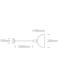 Lampa wisząca Round Pendants 63140/BBS E27 ONE LIGHT