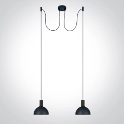 Lampa wisząca Round Pendants 63140B/B 2xE27 ONE LIGHT