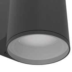 IZZALINI lampa ścienna kinkiet zewnętrzny LED czarny IP44 900995 EGLO