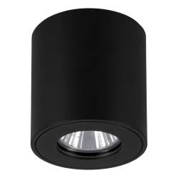 TORRECOLA Lampa sufitowa tuba IP44 czarna GU10 Plafon 901028 EGLO