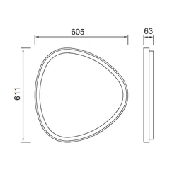 Lampa sufitowa Mantra Niseko 8636MA - zdjęcie dodatkowe 1