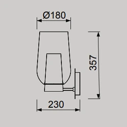 Lampa ścienna Mantra Nora 8280MA - zdjęcie dodatkowe 1