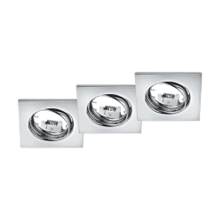 kinkiecik.pl Zestaw 3 oprawy wpuszczane JURA – 650000306 excl. 3x GU10 · max. 15W TRIO