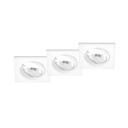 kinkiecik.pl Zestaw 3 oprawy wpuszczane JURA – 650000331 excl. 3x GU10 · max. 15W TRIO