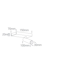 WHITE 5W WW IP20 230V 65004A/W/W ONE LIGHT