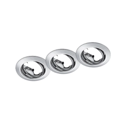 kinkiecik.pl Zestaw 3 oprawy wpuszczane JURA – 650100306 excl. 3x GU10 · max. 15W TRIO