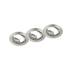 kinkiecik.pl Zestaw 3 oprawy wpuszczane JURA – 650100307 excl. 3x GU10 · max. 15W TRIO