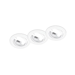 kinkiecik.pl Zestaw 3 oprawy wpuszczane JURA – 650100331 excl. 3x GU10 · max. 15W TRIO