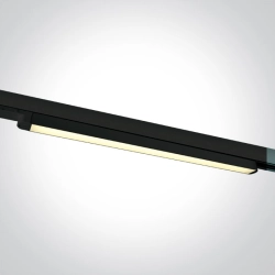 BLACK 16W CCTV LINEAR TRACK LIGHT 100-240V 65018T/B/V ONE LIGHT