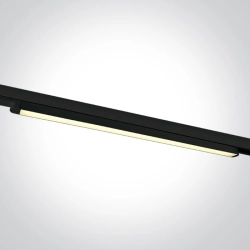 BLACK 25W CCTV LINEAR TRACK LIGHT 100-240V 65025T/B/V ONE LIGHT