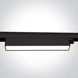 BLACK 24W CCTV LINEAR TRACK LIGHT 230V IP20 65028AT/B/V ONE LIGHT