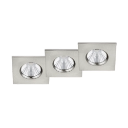 kinkiecik.pl Zestaw 3 oprawy wpuszczane ZAGROS – 650610307 incl. 3x SMD, 5,5W · 3x 345lm, 3000K TRIO