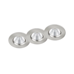 kinkiecik.pl Zestaw 3 oprawy wpuszczane ZAGROS – 650710307 incl. 3x SMD, 5,5W · 3x 345lm, 3000K TRIO