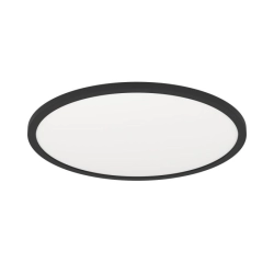 MINERARIO Plafon LED 39 cm IP54 czarny okrągły lampa ścienna / sufitowa 901573 EGLO