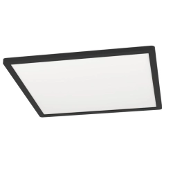 MINERARIO Plafon LED 39 cm IP54 czarny kwadratowy lampa ścienna / sufitowa 901575 EGLO