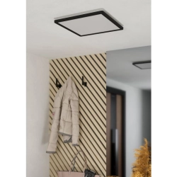 MINERARIO Plafon LED 39 cm IP54 czarny kwadratowy lampa ścienna / sufitowa 901575 EGLO
