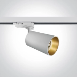 Cone 65105CT/W White 10W GU10 TRACK SPOT ONE LIGHT