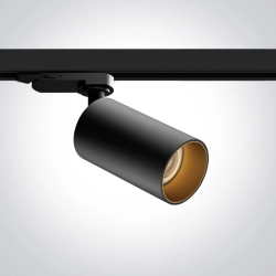 BLACK 10W GU10 TRACK SPOT 100-240V DARK LIGHT 65105DT/B ONE LIGHT