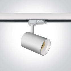 WHITE WHITE REFLECTOR GU10 10W TRACK SPOT DARK LIGHT 65105NT/W/W ONE LIGHT