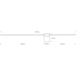 WHITE 15W WALL LIGHT WW IP20 230V 65148B/W/W ONE LIGHT