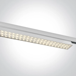 WHITE 60W CCTV PV TRACK LIGHT 230V 65170BT/W/V ONE LIGHT