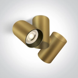 65205E/BS BRASS GU10 2x10w DARK LIGHT One Light