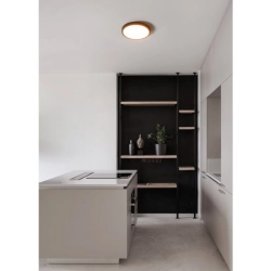 FUEVA 6 Plafon LED 14,2W 2700/4000/6500K czarny okrągły / oprawa natynkowa 901299 EGLO