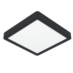 FUEVA 6 Plafon LED 10,5W 2700/4000/6500K czarny kwadratowy / oprawa natynkowa 901303 EGLO