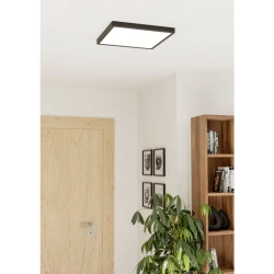 FUEVA 6 Plafon LED 17,5W 2700/4000/6500K czarny kwadratowy / oprawa natynkowa 901305 EGLO
