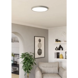 FUEVA 6 Plafon LED 17W 2700/4000/6500K nikiel mat okrągły / oprawa natynkowa 901318 EGLO