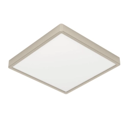 FUEVA 6 Plafon LED 13W 2700/4000/6500K nikiel mat kwadratowy / oprawa natynkowa 901322 EGLO