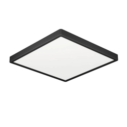FUEVA 6 Plafon LED 10,5W 2700/4000/6500K IP44 czarny kwadratowy / oprawa natynkowa 901329 EGLO