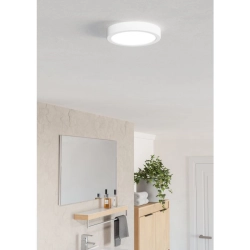 FUEVA 6 Plafon LED 7,5W 2700/4000/6500K IP44 biały okrągły / oprawa natynkowa 901332 EGLO