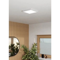 FUEVA 6 Plafon LED 10,5W 2700/4000/6500K IP44 biały kwadratowy / oprawa natynkowa 901336 EGLO