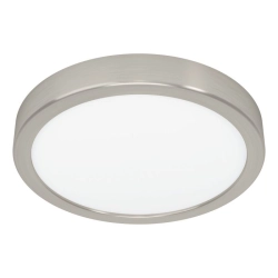 FUEVA 6-Z Plafon LED 11,2W RGB+TW IP44 nikiel mat okrągły / oprawa natynkowa 901381 EGLO