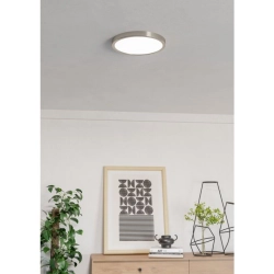 FUEVA 6-Z Plafon LED 14,3W RGB+TW IP44 nikiel mat okrągły / oprawa natynkowa 901382 EGLO