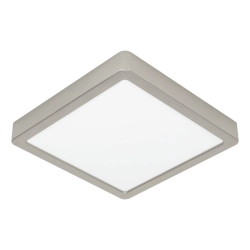 FUEVA 6-Z Plafon LED 10,5W RGB+TW IP44 nikiel mat kwadratowy / oprawa natynkowa 901383 EGLO