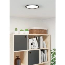 FUEVA 6 Oprawa wpuszczana LED 18,5W 2700/4000/6500K czarna 21,6 cm 901389 EGLO