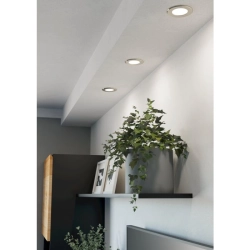 FUEVA 6 Oprawa wpuszczana LED 3X3,7W 2700/4000/6500K nikiel mat 8,8 cm Zestaw 901403 EGLO