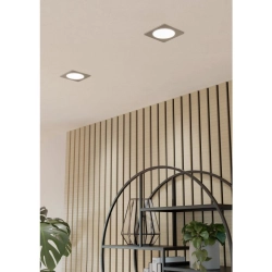 FUEVA 6 Oprawa wpuszczana LED 6,3W 2700/4000/6500K nikiel mat 11,9 cm 901408 EGLO