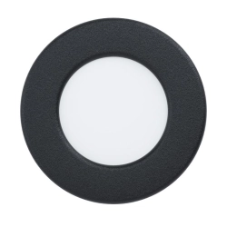 FUEVA 6 Oprawa wpuszczana LED 3,7W 2700/4000/6500K IP44 czarna 8,8 cm 901412 EGLO