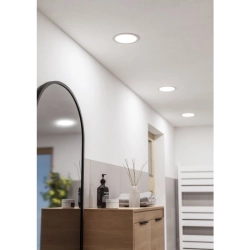 FUEVA 6 Oprawa wpuszczana LED 10,5W 2700/4000/6500K IP44 biała 16,8 cm 901418 EGLO