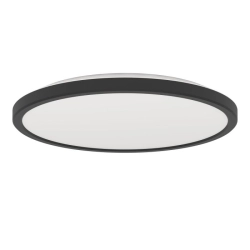 ROVITO oprawa sufitowa Plafon LED 30cm IP44 Czarny okrągły 901438 EGLO