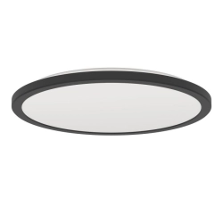 ROVITO oprawa sufitowa Plafon LED 39cm IP44 Czarny okrągły 901439 EGLO