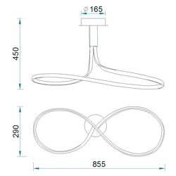 Lampa sufitowa Mantra Nur 5826MA - zdjęcie dodatkowe 1